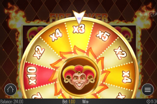 Fire Joker Mobile Slot Wheel of Multipliers