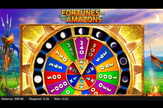 Fortunes of the Amazons Mobile Slot Wheel of Fortune