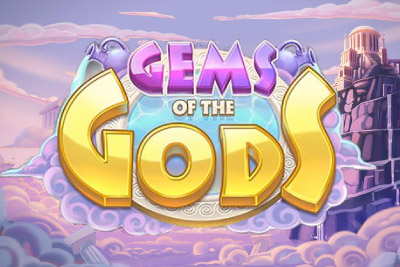 Gems of the Gods Mobile Slot Logo