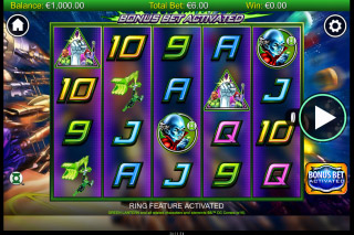 Green Lantern Mobile Slot Reels