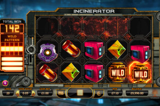 Incinerator Mobile Slot Wilds