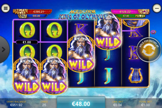King of Olympus Mobile Slot Wild Win