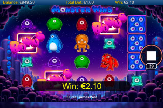 Monster Wins Mobile Slot Bonus