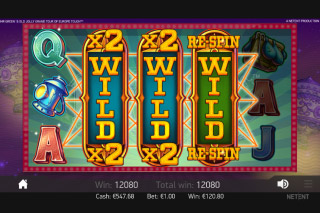 Mr Green's Grand Tour Mobile Slot Wilds