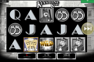 Silent Movie Mobile Slot Keystone Kops