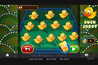 Theme Park Mobile Slot Duck Shoot Bonus