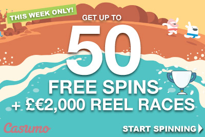 Get Your Casumo Free Spins & Enter The Latest Reel Races
