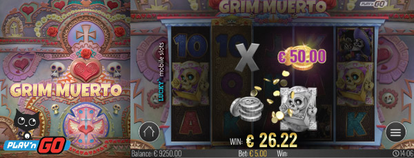 Grim Muerto Mobile Slot Second Chance Preview