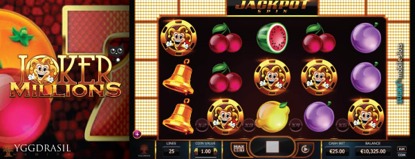 Joker Millions Jackpot Slot Screenshot