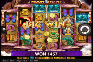 Moon Temple Mobile Slot Big Win