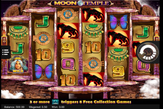 Moon Temple Mobile Slot Reels