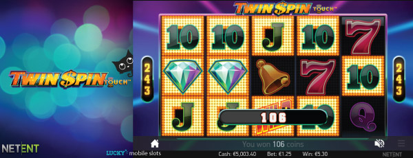 NetEnt Twin Spin Touch Slot Screenshot