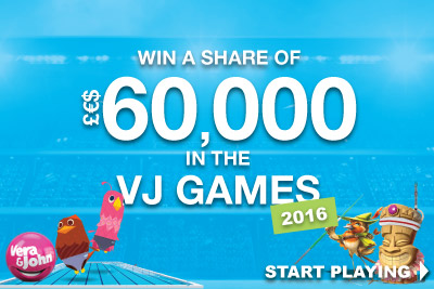 Win Your Share of £€$60K At Vera&John Mobile Casino