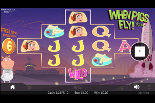 When Pigs Fly Mobile Slot Reels