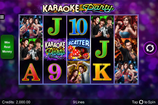Karaoke Party Mobile Slot Reels