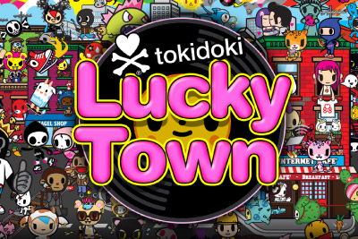 Tokidoki Lucky Town Mobile Slot Logo