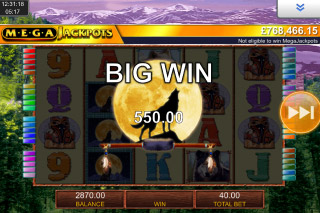 MegaJackpots Wolf Run Mobile Slot Big Win