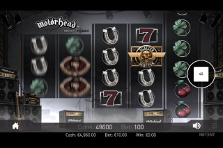 Motorhead Mobile Slot Reels