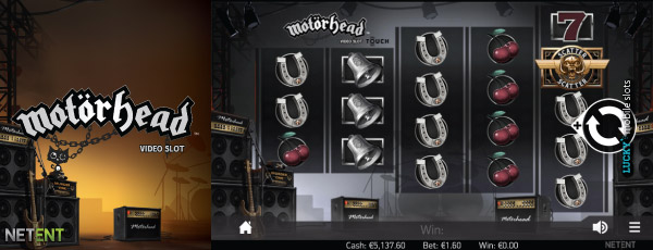 NetEnt Motorhead Slot Main Game Screenshot