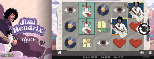 Jimi Hendrix Touch Slot Game