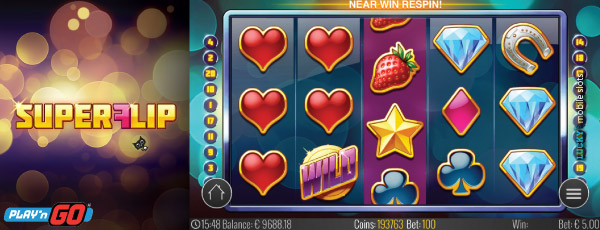 Play'n GO Super Flip Mobile Slot Re-Spin