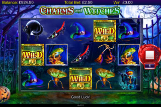 Charms And Witches Mobile Slot Spooky Bats Wilds