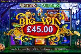 Charms And Witches Mobile Slot Big Win