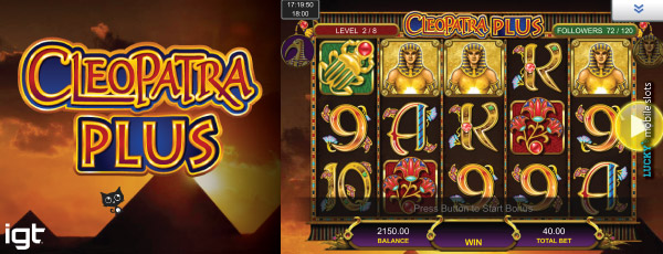 Cleopatra Plus Mobile Slot Followers Example