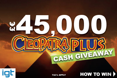 IGT Cleopatra Plus Real Cash Giveaway