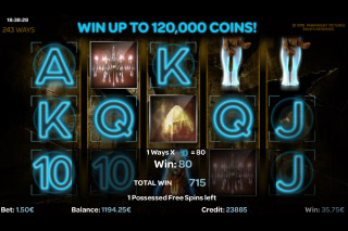 Paranormal Activity Mobile Slot Reels