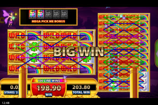 Rainbow Riches Reels of Gold Mobile Slot Big Win