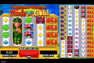 Rainbow Riches Reels of Gold Mobile Slot Gold Reels