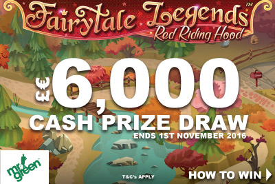 Red Riding Hood Cash Prize Draw At Mr Green Casino
