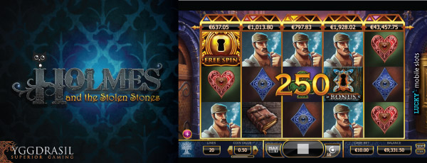 Yggdrasil Holmes Jackpot Slot On Mobile