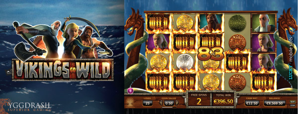 Yggdrasil Vikings Go Wild Mobile Slot Wild Win