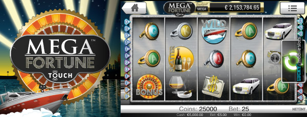 Mega Fortune Mobile Slot Machine