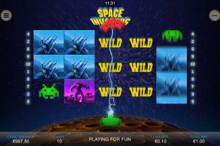 Space Invaders Mobile Slot Wilds