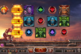 Super Heroes Mobile Slot Reels