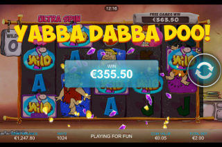 The Flintstones Mobile Slot Big Win