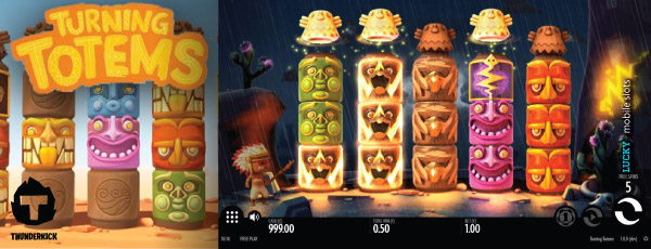 Thunderkick Turning Totems Mobile Slot Bonus