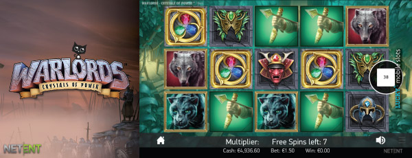 Warlords Touch Slot Priestess Wilds Feature