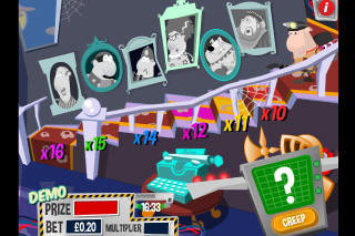 Buster Ghost Mobile Slot Scare Stairs Bonus