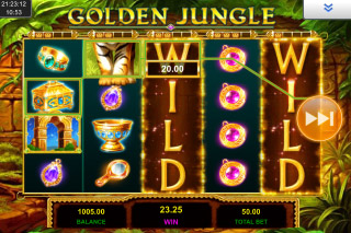 Golden Jungle Mobile Slot Wild Stays Feature