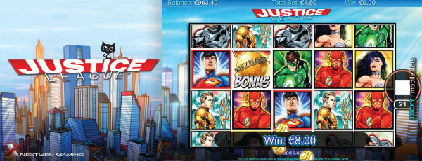 NextGen Justice League Slot On Mobile