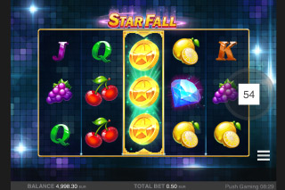 Star Fall Mobile Slot Free Spins Trigger