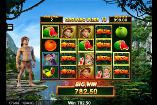 Tarzan Mobile Slot Free Spins Bonus
