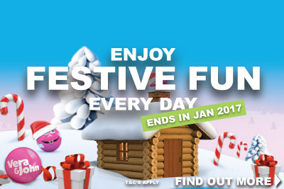 Enjoy Vera John Mobile Casino Festive Fun Until January 2017