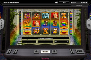 Cashing Rainbows Mobile Slot Scatters