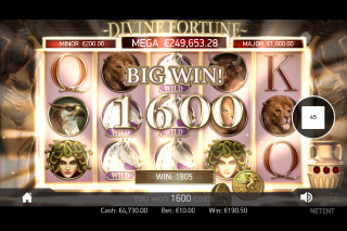Divine Fortune Mobile Slot Big Win