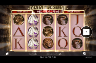 Divine Fortune Mobile Slot Wilds